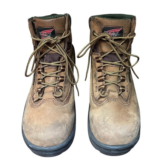 Red Wing 2340 5-inch King Toe Leather Work Boots Womens 8.5 D Wide ASTM Safety - Picture 2 of 14